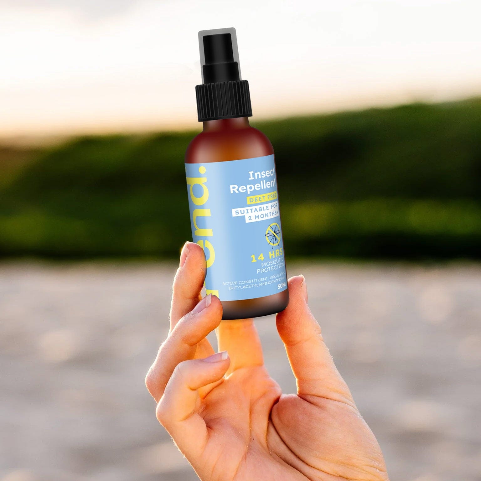 Fend DEET-Free Insect Repellent Bottle – 14-Hour Mosquito Protection